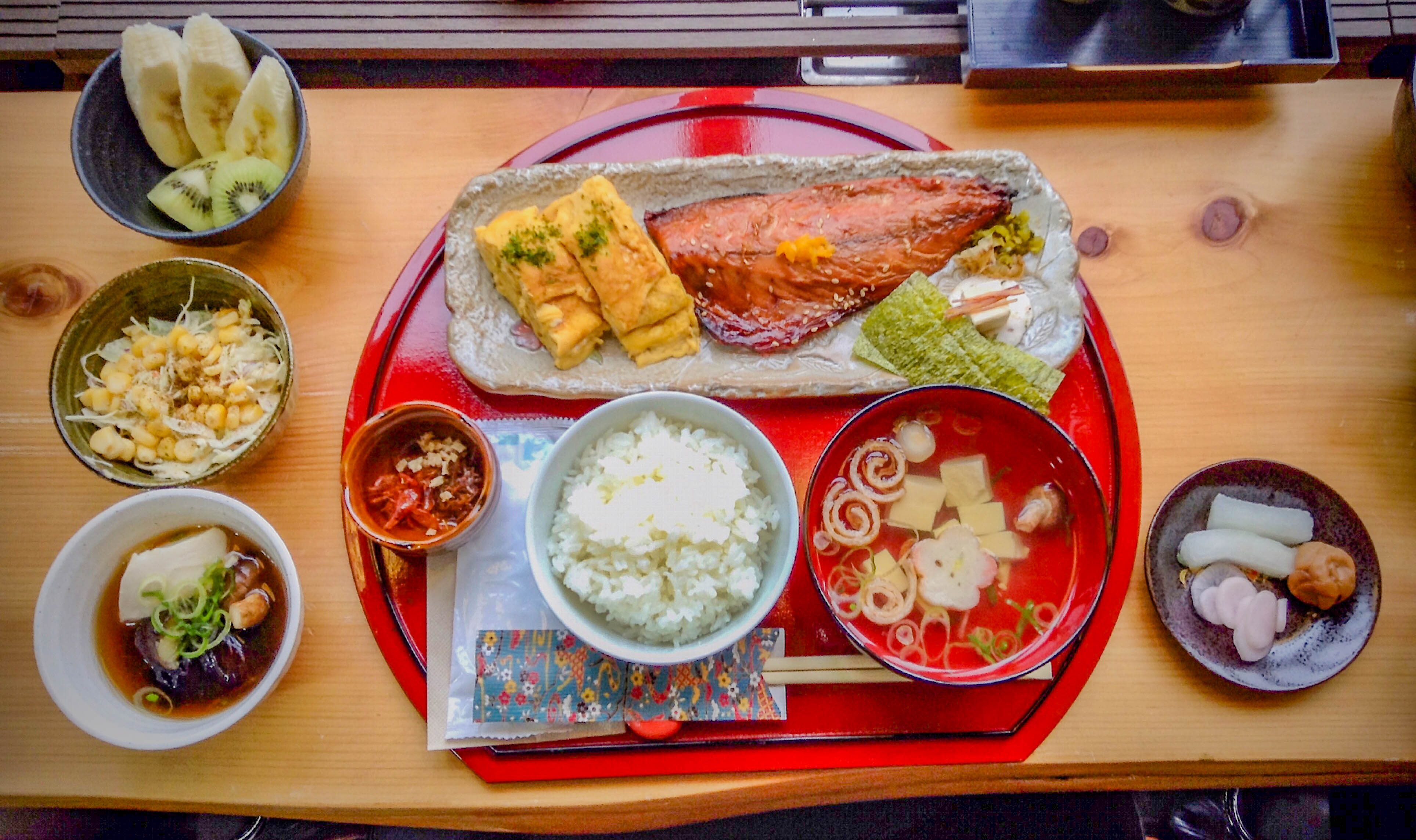 朝ごはん写真
